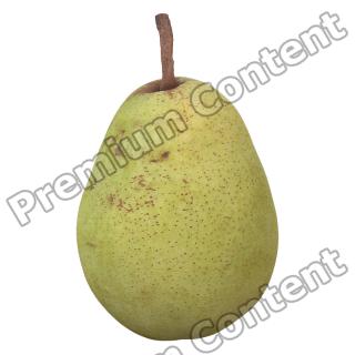 Pear 3D Scan Retopo